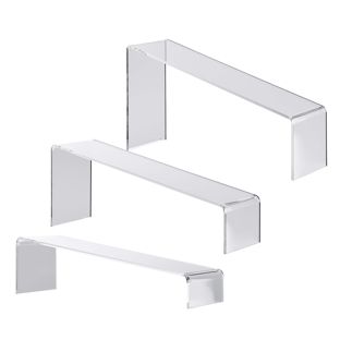 Deco burg, acryl, transparant, schuin 