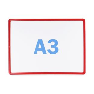 Posterframe, kunststof A3  | rood 
