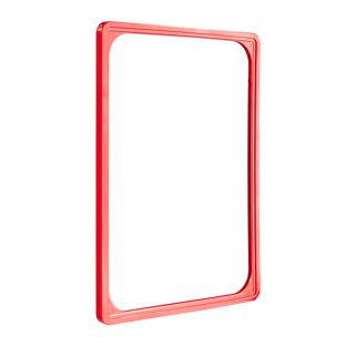 Posterframe, kunststof A4  | rood 