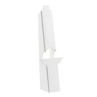 Kartonnen standaard/ezel (dubbele steun), wit A5