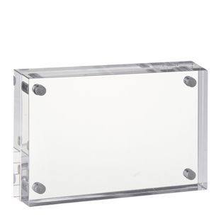 Magnetische fotolijstjes, transparant 95 x 65 mm | 16 mm