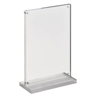 magnetische T-standaard met transparante, matte voet staand formaat | A5