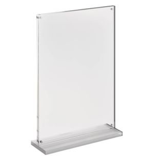 magnetische T-standaard met transparante, matte voet staand formaat | A4