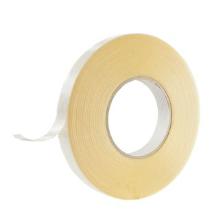 Dubbelzijdig PET tape, sterke acrylaatlijm, witte papieren schutlaag, TL21 19 mm