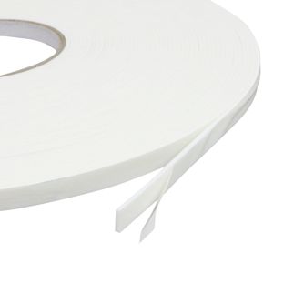 Dubbelzijdig PE-foamtape, wit, 2 mm dik, sterk hechtend, EL200 25 mm