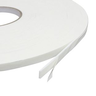 Dubbelzijdig PE-foamtape, wit, 2 mm dik, sterk hechtend, EL200 9 mm