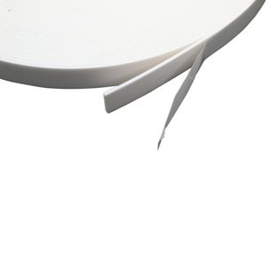 Dubbelzijdig PE-foamtape, wit, 1 mm dik, sterk hechtend, EL100 9 mm