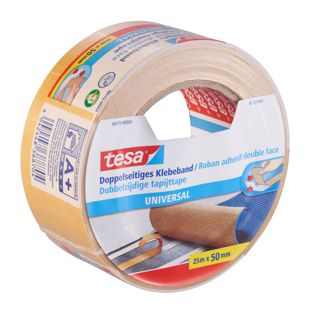 tesa 56172, dubbelzijdige universele PP tape, sterke rubber kleeflaag 