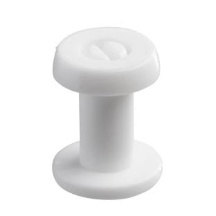Kunststof studs, dikke uitvoering wit  | 10 mm