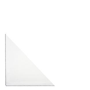 Driehoek insteekhoezen 140 x 140 mm, met vulniveau, zelfklevend 