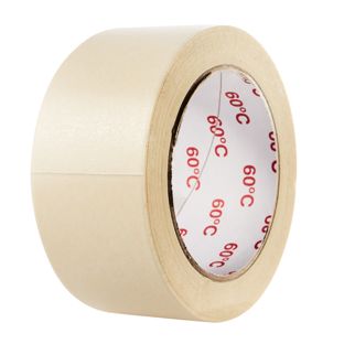 Crêpetape wit, 50 mm, plat crêpe, hittebestendig tot 60°C 