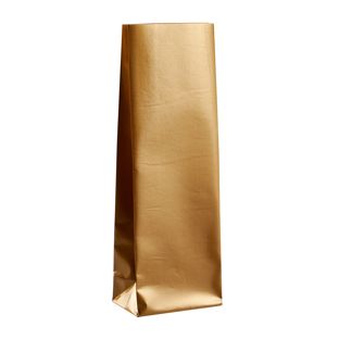 Blokbodemzak goud 70 x 40 x 205 mm 