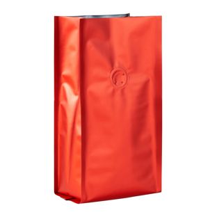 Koffiezakje met aromabeschermingsventiel, rood 245 x 100 mm 