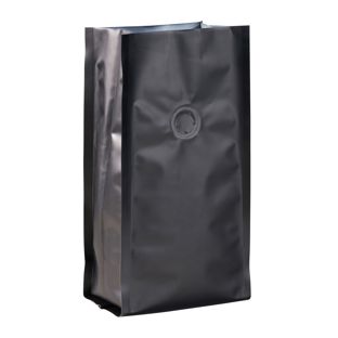 Koffiezakje met aromabeschermingsventiel, zwart 245 x 100 mm