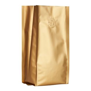 Koffiezakje met aromabeschermingsventiel, goud 245 x 100 mm