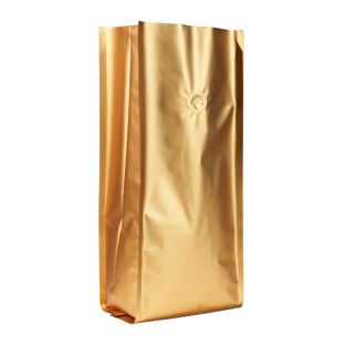 Koffiezakje met aromabeschermingsventiel, goud 375 x 140 mm