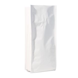 Koffiezakje met aromabeschermingsventiel, wit 375 x 140 mm