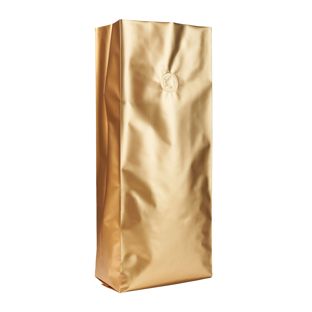 Zijvouwzakken met aromabeschermingsventiel, goud 380 x 130 mm