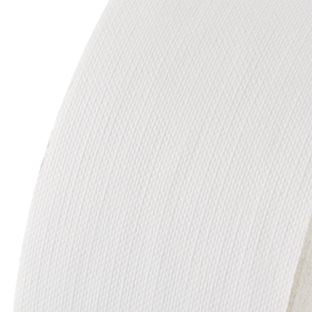 Best Price kopband, speciaal papier, linnenstructuur wit  | 50 mm