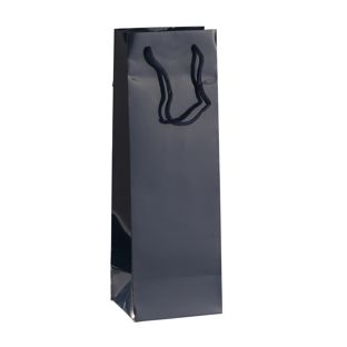 Flestas/wijntas, 12 x 36 x 10 cm donkerblauw 