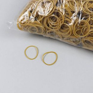 Rubberen elastieken, naturel 25 mm | 1.5 mm