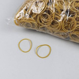 Rubberen elastieken, naturel 30 mm | 1.5 mm