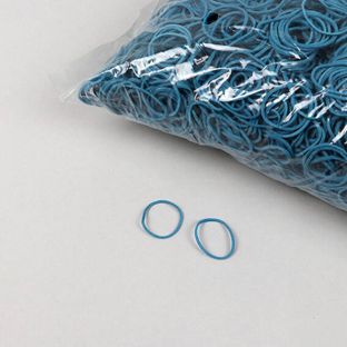 Rubberen elastieken, blauw 1 mm | 20 mm