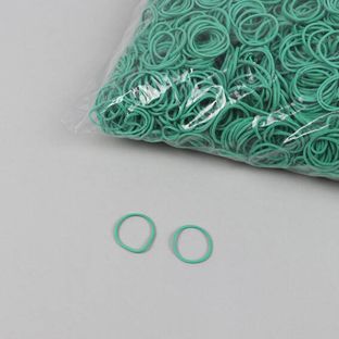 Rubberen elastieken, groen 1 mm | 20 mm