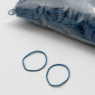 Rubberen elastieken, blauw 1 mm | 40 mm