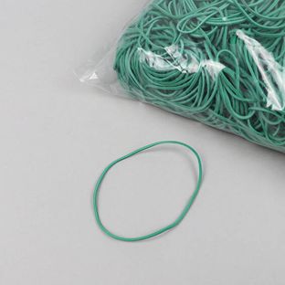 Rubberen elastieken, groen 1 mm | 70 mm