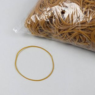 Rubberen elastieken, naturel 1,5 mm | 70 mm