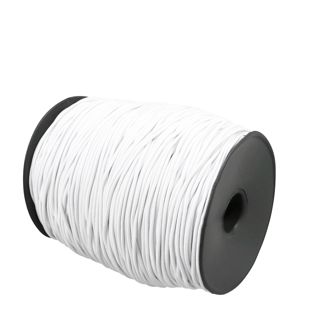 Elastiek 2,5 mm wit  | 200 m