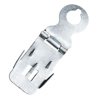 Hangers met haken voor lichtgewicht foamboards, 49 x 14 mm, verzinkt 