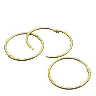 Scharnierringen metaal 50 mm  | goud 