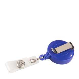 Rollerclip/skipashouder, kunststof blauw 