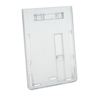 ID-kaarthouders hard plastic met transparante schuif, staand formaat 