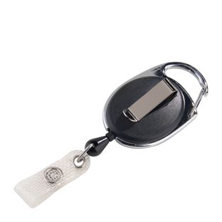 Badge jojo met bretelclip zwart 
