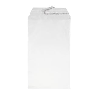 Mailing enveloppen met klep, hersluitbaar, PE-folie, transparant 110 x 170 mm
