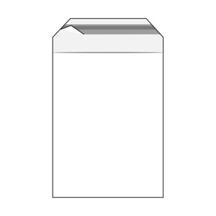 Mailing enveloppen met klep, hersluitbaar, PE-folie, transparant 225 x 310 mm  | 50 µm