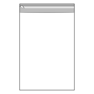 Mailing enveloppen met klep, hersluitbaar, OPP-folie, transparant 310 x 440 mm - A3 
