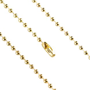 Kogelketting met sluiting null | 2,4 mm | 102 mm