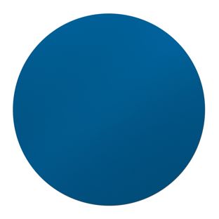 Gekleurde markerings kleefrondjes weerbestendig blauw  | 12 mm