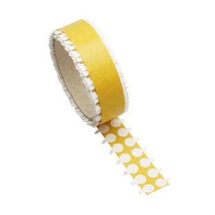 Dubbelzijdige kleefrondjes, tissue, permanent/permanent 15 mm | 1.000 STK