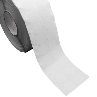 Dubbelzijdige kleefrondjes , ø = 50 mm, permanent/permanent (Rol á 2.500 Stuks) 50 mm | 2.500 STK