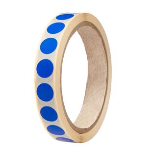 Markerings kleefrondjes, donkerblauw  | 13 mm