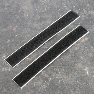 Klittenbandstrips, zelfklevend, haak en lus (paarsgewijs) null | 20 x 150 mm
