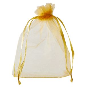 Organza zakjes met satijnbandsluiting null | 100 x 150 mm