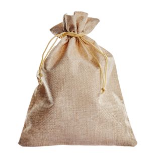 Jute zakjes 220 x 300 mm  | naturel licht 