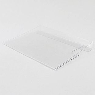 Markeringshoezen voor pallets/houten stapelframes, met vouwrand om te bevestigen, dichte voorzijde A5
