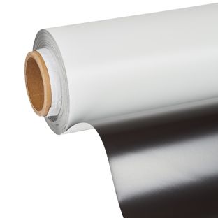 Ijzerpapier/ijzerfolie wit, 0,18 mm dik, rol met 50 m 